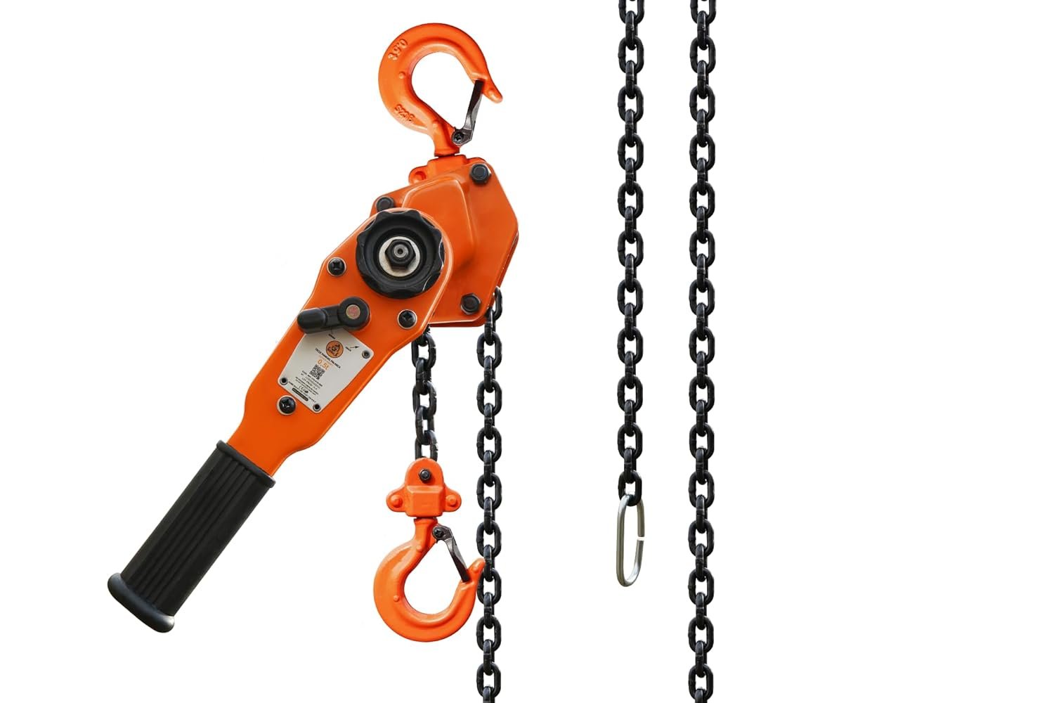 GORILA Manual Lever Hoist 360° | Manual Ratchet Chain Puller Hoist, Capacity 1100LBS 10FT (1/2 Ton 3 Meters) | Safety Factor 4:1