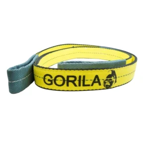 GORILA Polyester Heavy Duty Lifting Web Sling | 2ply - 3 inch | 8,600lbs x 10ft (3,9 Ton x 3 Meters) | WSTDA Members | Safety Factor 5:1 | Since 1989