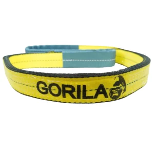 GORILA Polyester Heavy Duty Lifting Web Sling | 3ply -2 inch | 8,300lbs x 20ft (3,76 Ton x 6 Meters) | WSTDA Members | Safety Factor 5:1 | Since 1989