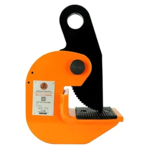 GORILA horizontal plate clamp | 4400lbs / 2 ton | Jaw opening 1.6 inch / 40mm | Industrial and heavy duty Steel plate clamp for lifting and transporting | Safety factor 4:1 | Since 1989