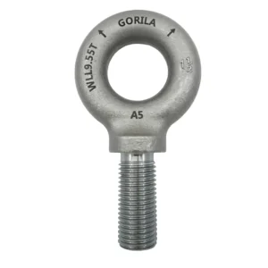 GORILA Lifting Mechanical Shoulder Eye Bolt | 1 1/2" - 6 x 3 1/2" | 21050 LBS (9,55 Ton) | Safety Factor 4:1 | Since 1989