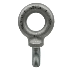 GORILA Lifting Mechanical Shoulder Eye Bolt | 1 1/8" - 7 x 2 3/4" | 12000 LBS (5,45 Ton) | Safety Factor 4:1 | Since 1989