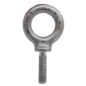 GORILA Lifting Mechanical Shoulder Eye Bolt | M12-1.75 | 2270 LBS (1,03 Ton) | Safety Factor 4:1 | Since 1989