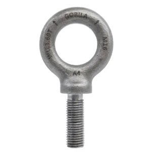 GORILA Lifting Mechanical Shoulder Eye Bolt | M16-2.00 | 3525 LBS (1,6 Ton) | Safety Factor 4:1 | Since 1989