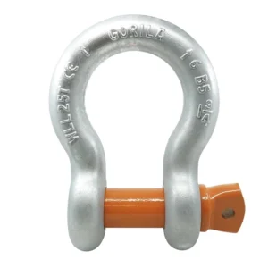 GORILA Screw Pin Anchor Shackle Carbon Steel Galvanized | Type G-209 | Safety Factor 6:1 | Since 1989 (2" - 35 Ton)